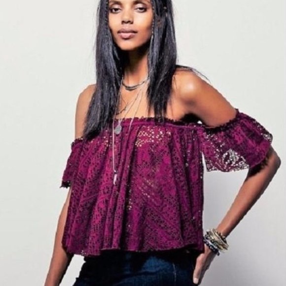 Free People Tops - Free People Beach Free to Be Off the Shoulder Top